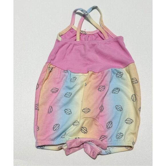 Harley Davidson Infant Girls Cute but Fierce Romper Bodysuit Pink Size 3-6M - Picture 8 of 8